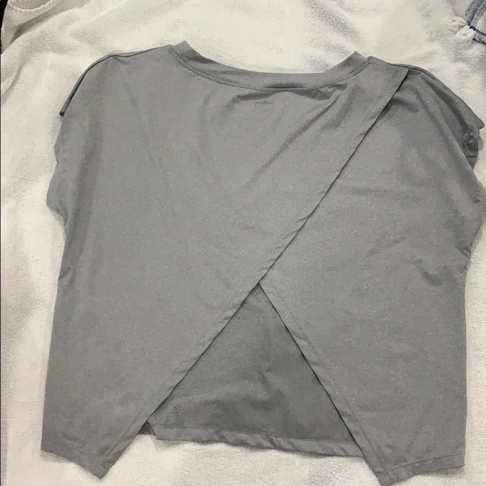 Open back Work out Tee
